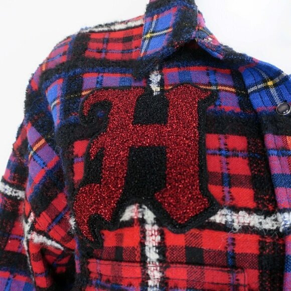 Tommy Hilfiger Collection Tartan Fringe Shirt 2017 Fall Runway $495 Women's 10 - Picture 4 of 9